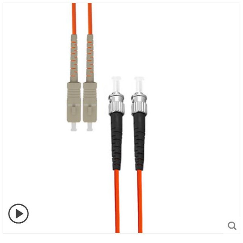2PCS/LOT SC-ST multimode dual core fiber patch cord 3/5/10/15m fiber optic cable pigtail