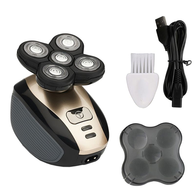 Neue 5-kopf Elektrische Rasur Rasierer Ricoh Rasieren Männer 4D Wasserdichte USB Aufladbare Multifunktions Rasierer: 1
