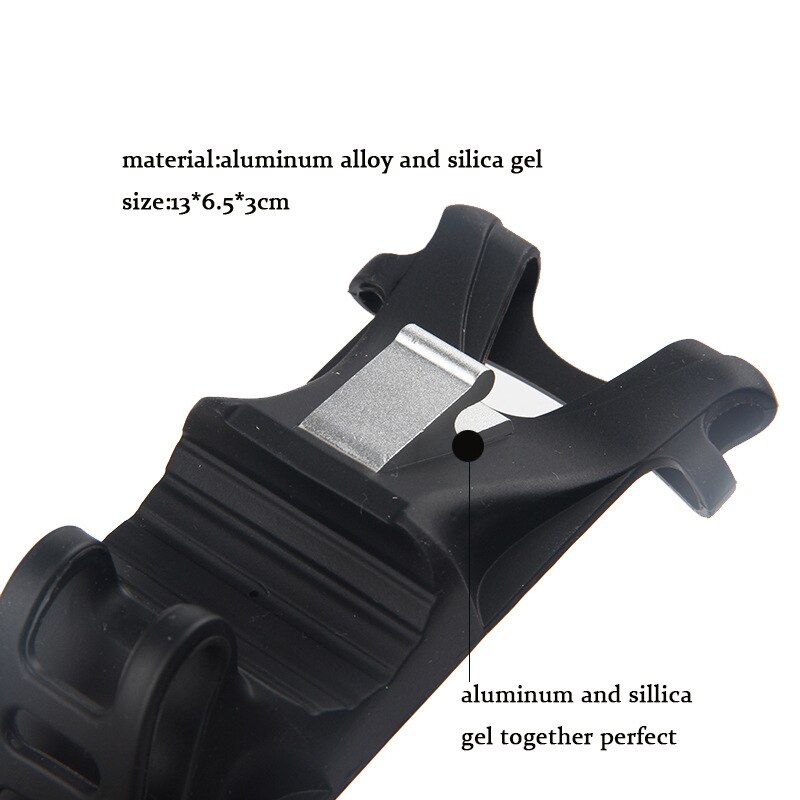 Bicycle Phone Holder Bike Motocycle Smartphone Support Aluminum Alloy Silicon Adjustable MTB Road Cycling Handlebar Mount Stand