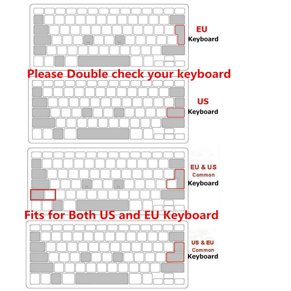 Su Alteza Real Premiere Pro CC coreano Hotkey atajos de teclado de silicona cubierta de Protector, teclado piel para Mac aire Retina Pro 13 "15" A1502
