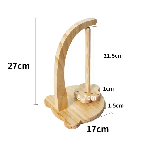 Wooden Yarn Holder Spinning Knitting Tools Beginner Crochet Accessories Stand Sewing Thread Spool Wool Ball Winder Stand Tool