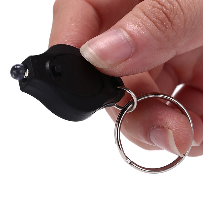 Mini Pocket Keychain Flashlight Micro LED Squeeze Light Outdoor Camping Ultra Bright Emergency Key Ring Light Torch Lamp