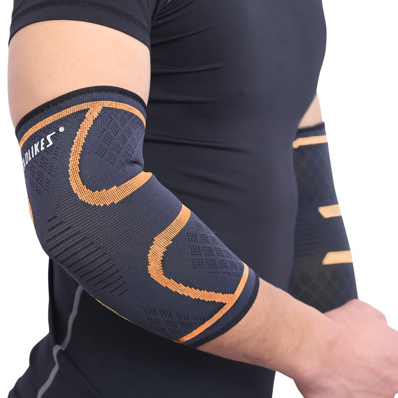 1pcs Elbow Compression Sleeves Support Gym Sport Elbow Protective Pad Absorb Sweat Basketball Arm Sleeve Elbow Brace cotoveleira