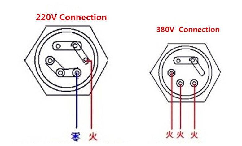 FreeShiping 3.0 kW, 220/380 V, Verwarmingselement U-vormige DN40 (47mm). buis diameter 8mm Elektrische Verwarming Tube Heater voor Water Tank