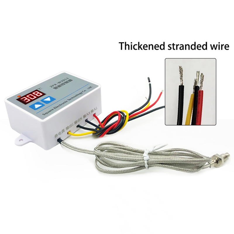 ZFX-W3013 Microcomputer Digital Thermostat 220V 0℃-999℃ Digital Display Electronic K-Type Thermocouple Controller