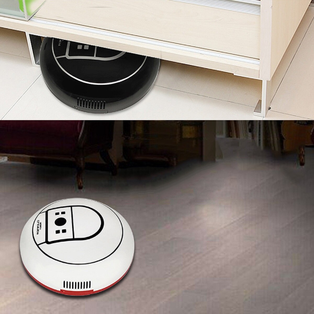 Clever Roboter Automatische Vakuum Reinigung Maschine 18cm Intelligente USB Ladung Stock Kehr Staub Fänger Teppich Reiniger für Zu Hause