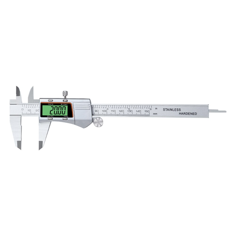 Precision Electronic Vernier Calipers 6 inch 150mm Digital Caliper with Backlight Large Screen Display Measuring Tool