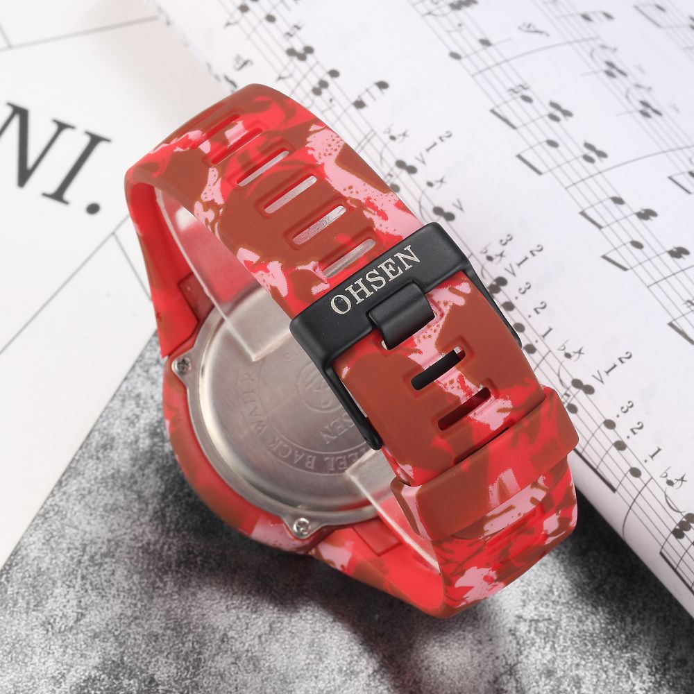 Red Digital Watches Men Women Outdoor Waterproof Electronic LED Wristwatch Unisex Lover Sport Clocks relogio feminino