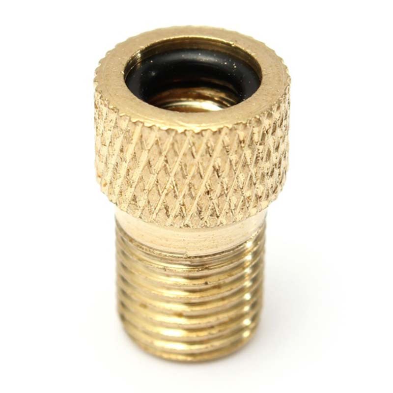 2/4PCS Valve Adapter Pump Convert to Schrader Copper Bike Air Valve Adaptor Wheels Nozzle Tube Cycling Tool for Bicycle