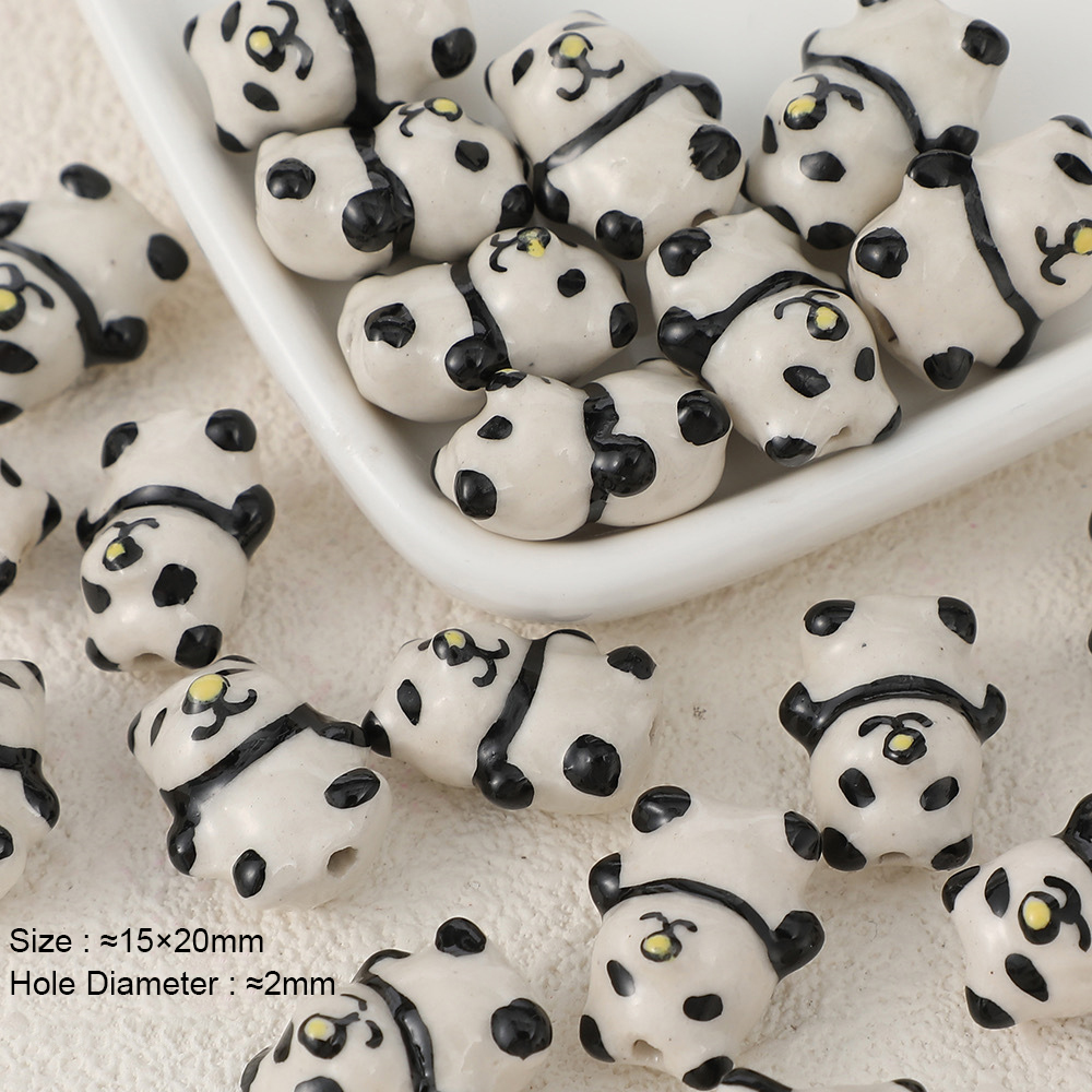 Meibeads 5 Stks/partij Keramische Dieren Kralen Multi Color Losse Spacer Kralen Voor Sieraden Maken Diy Armband Ketting Accessoires: green