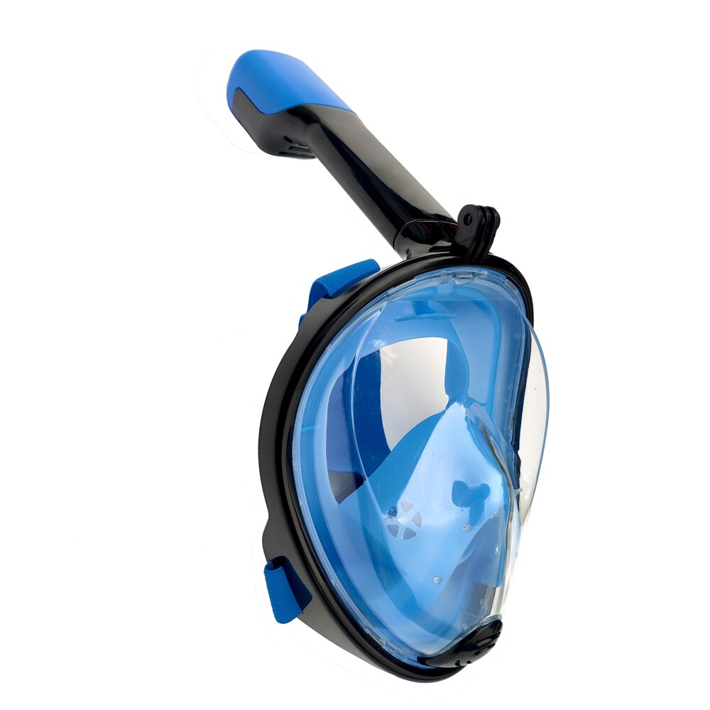 Underwater Anti Fog Diving Mask Snorkel Swimming Training Scuba mergulho 2 In 1 full face snorkeling mask For Gopro Camera: New Color 01 / S/M