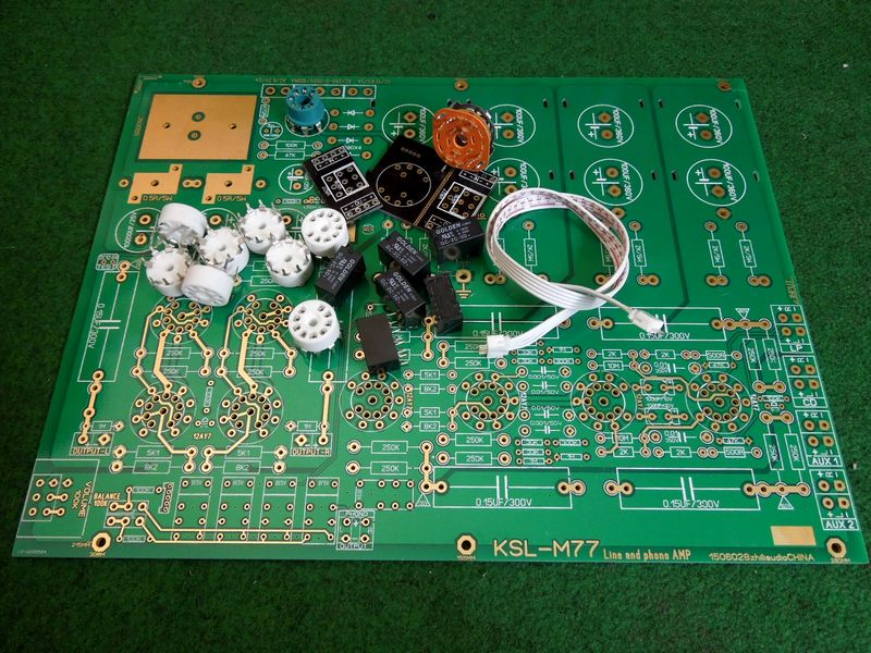 Kit diypcb compatible avec le schéma de circuit d&#39;amplificateur phono, préampli bile M77, A26/C/KONDO (AUDIONOTE),