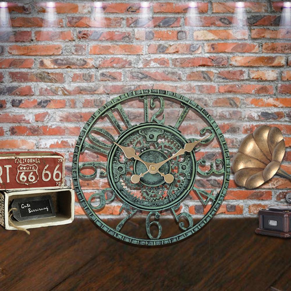 12 Inch Vintage/Retro Wall Clock Garden IP44 Water... Grandado