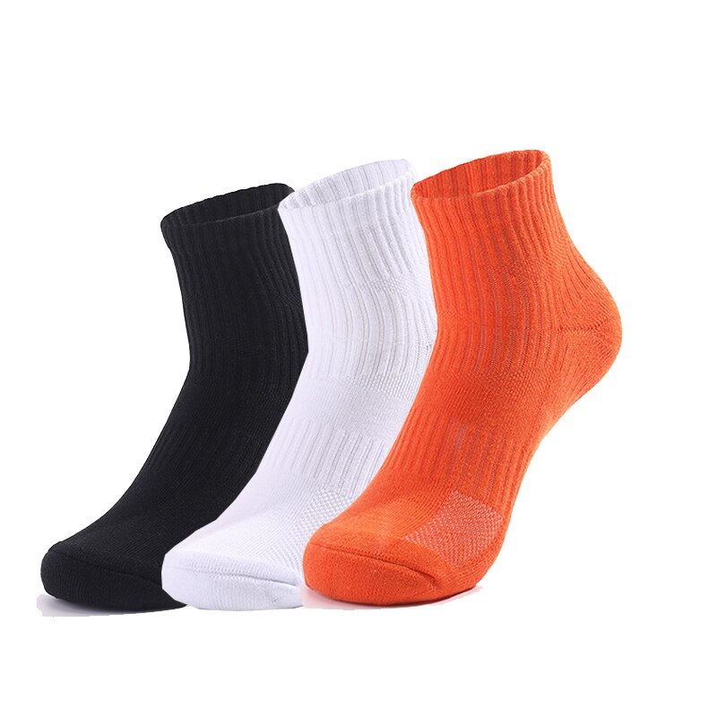 3 pares de toalha grossa única absorver suor meias de basquete unisex exercício de fitness wear macio confortável caminhadas ciclismo meias