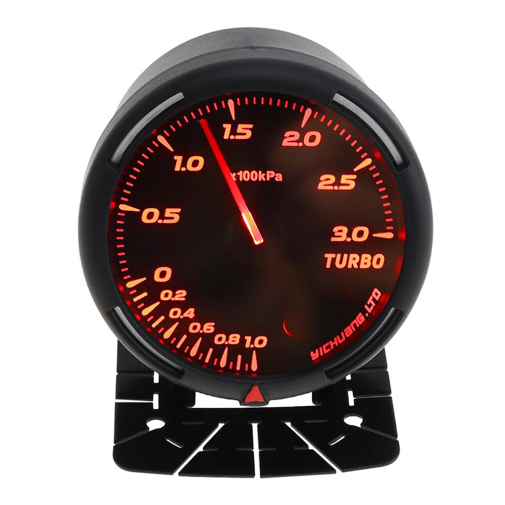 60MM 12V 300KPa 64 luces de fondo LED Barra de Auto eléctrico Turbo