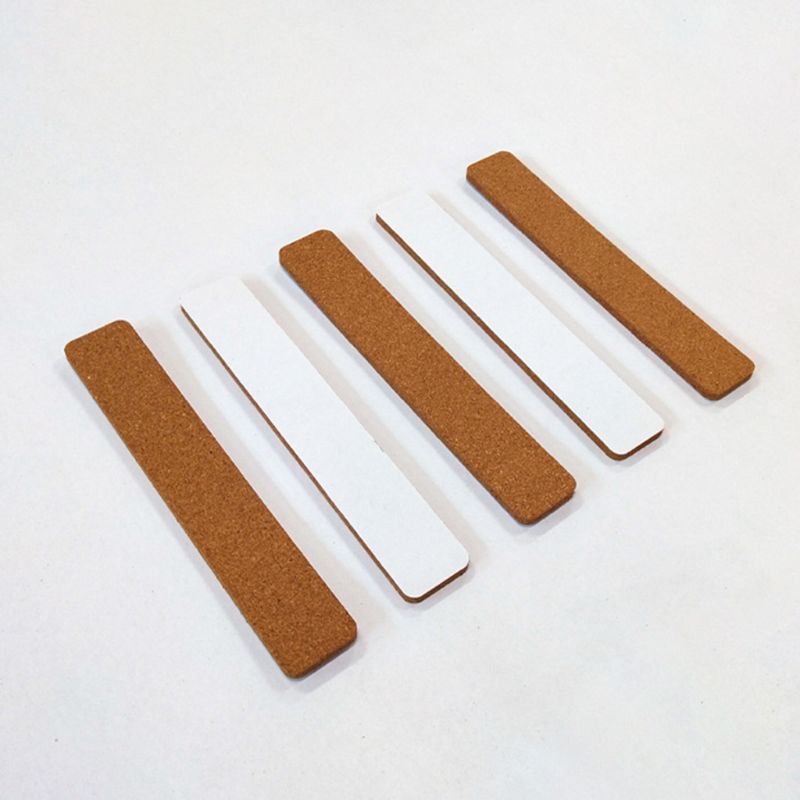 10pcs Frameless Self Adhesive Cork Strips Board for Classroom Office School Home Decoration