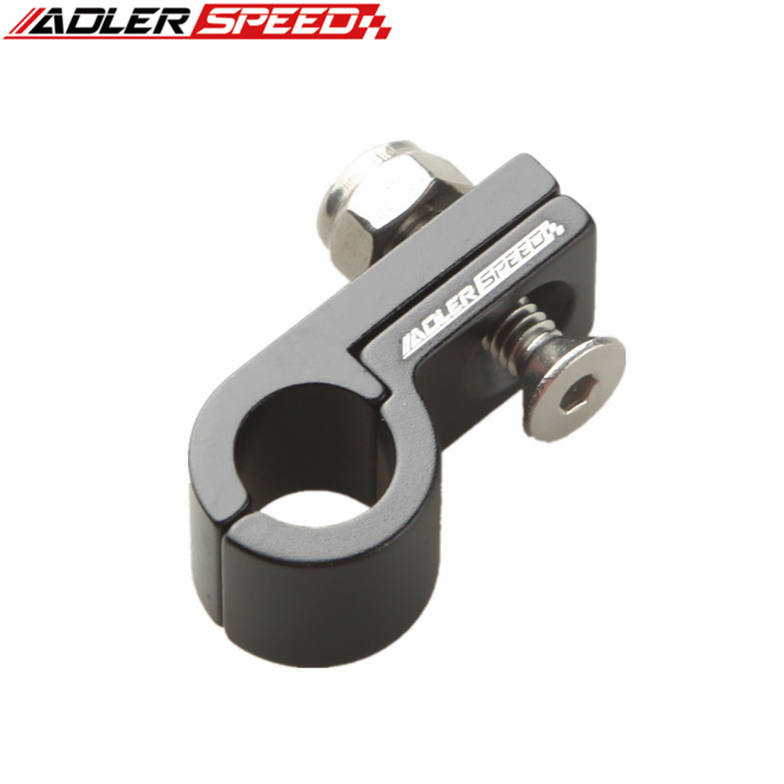 Black Aluminum Fuel Oil Gas Line Hose Clamp ID 4.8mm 6.4mm 7.9mm 9.5mm 11.1mm 14.3mm