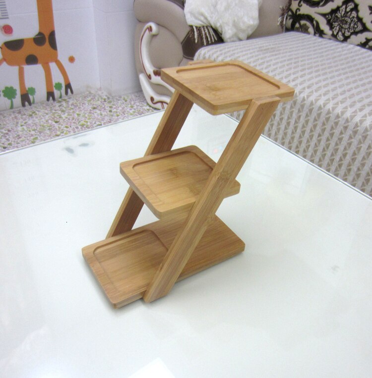 Modern Flower Stand Living Room Multi Storey Indoor Special Home Green Frame Floor Standing Flower Frame wooden