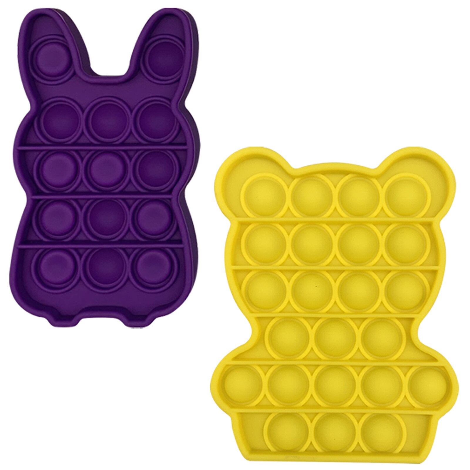 Popit Fidget Speelgoed Push Bubble Fidget Zintuiglijke Speelgoed Autisme Speciale Behoeften Stress Reliever En Verhogen Focus Zachte Anti-Stress speelgoed: 2PC G