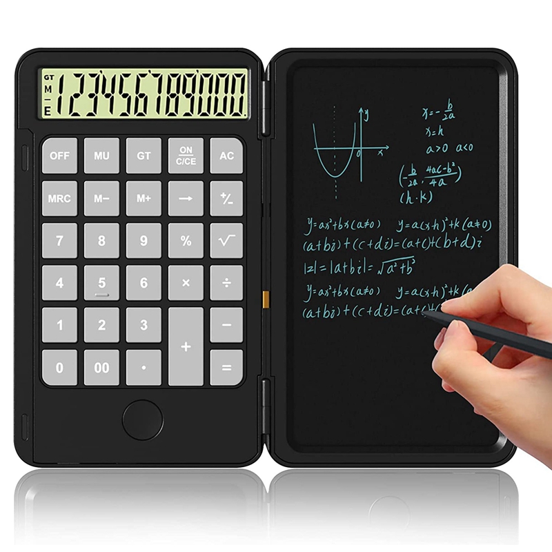 Calculator, Rechargeable Multifunctional Desktop Calculator Notepad