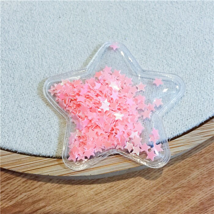 12 stuks/partij multi-stijl transparante bling bling ster vloeiende patches applicaties voor kinderen clip en diy haarspeld accessoires: 4