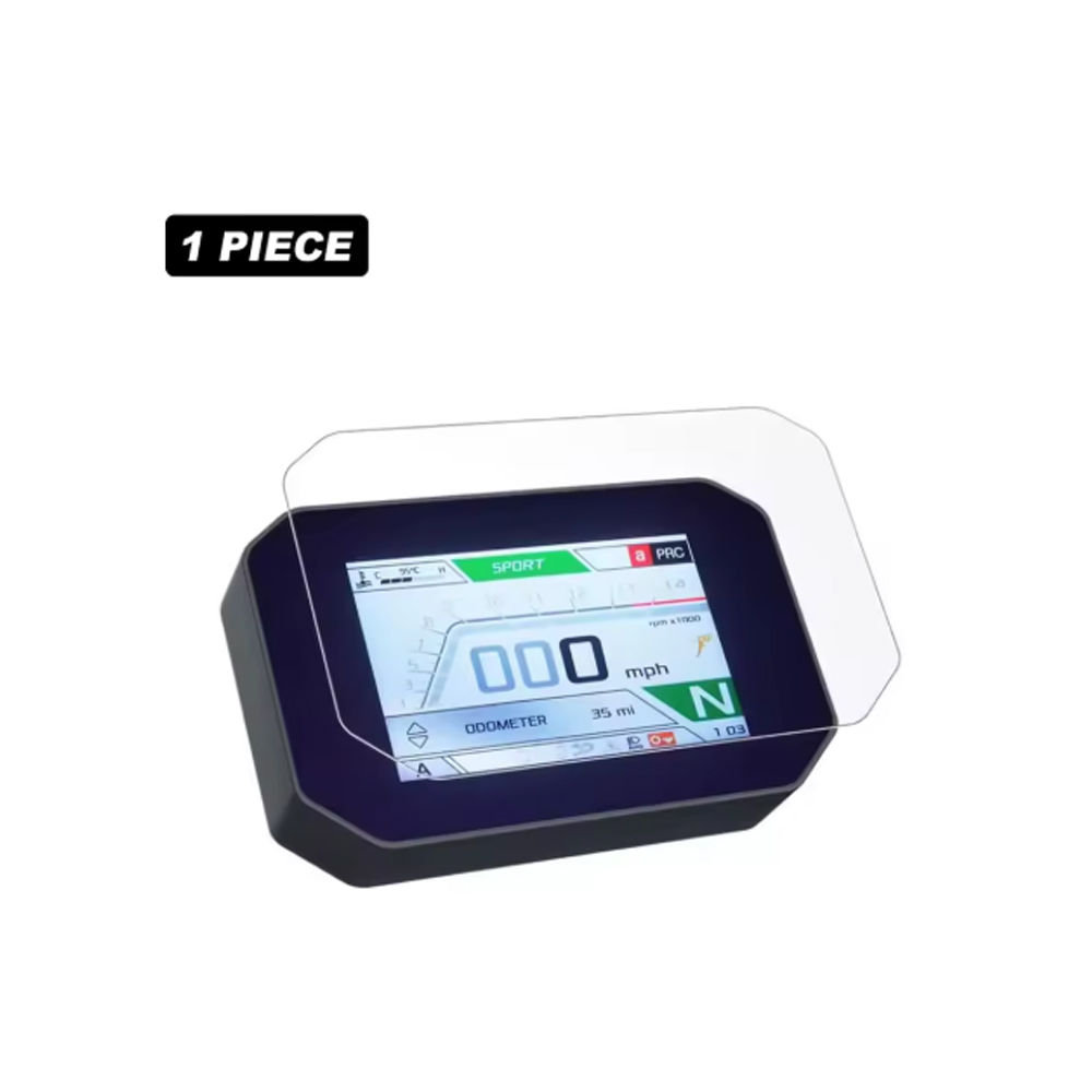 Fit Voor Forza 125 350 750 2025-Motorfiets Anti-kras Scherm Dashboard Protector Instrument TFT LCD Beschermende Film: legergroen