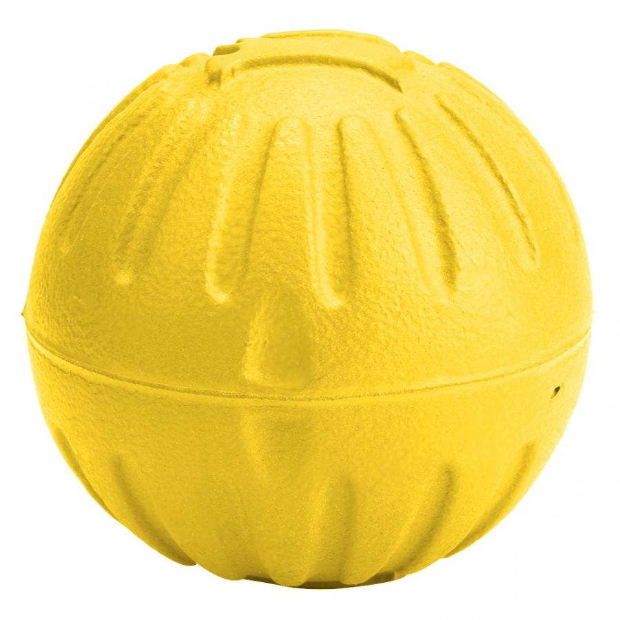 Pelota de goma EVA para perros resistente a mordeduras, juguetes para morder para mascotas, pelotas juguetes para perros, 1 Uds.: Amarillo