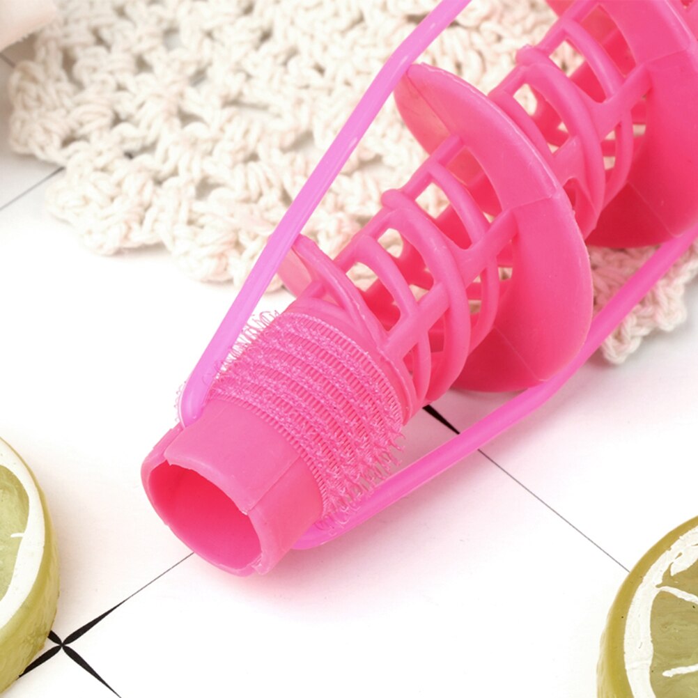 4Pcs Hair Rollers Spiral Curling DIY Tool Hairdressing No Heat No Clip Styling Curls Roller