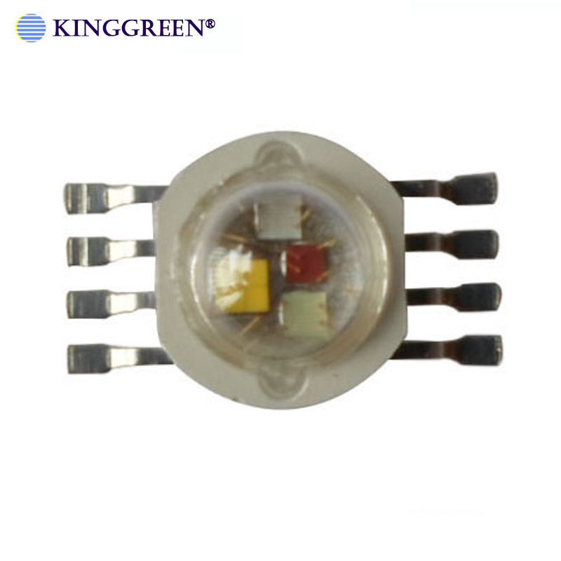 20x supper lyse 4w 12 wrgbwled lampe perler 45 mil epileds chip 8 pinhigh power rgbw lyskilde: Rgb cw / 12w ledet med pcb