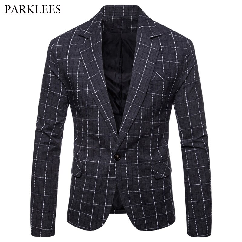 Rayé Blazer Veste hommes printemps automne bouton unique Costume Blazer hommes fête de mariage Blazers occasionnels Veste Costume Homme