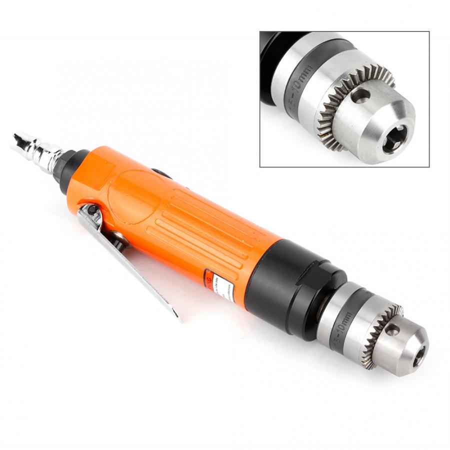 Perceuse pneumatique droite haute vitesse de 3/8 po | Avec mandrin de réparation de voiture 1.5-10mm/0.06-0,4 po