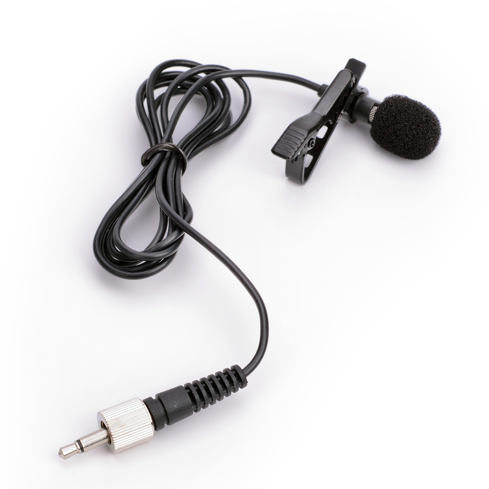 Micrófono de solapa Lavalier para AKG Sennheiser Shure transmisor Bodypack inalámbrico Mini 3 pines XLR 3,5mm bloqueable 4 pines: Caqui