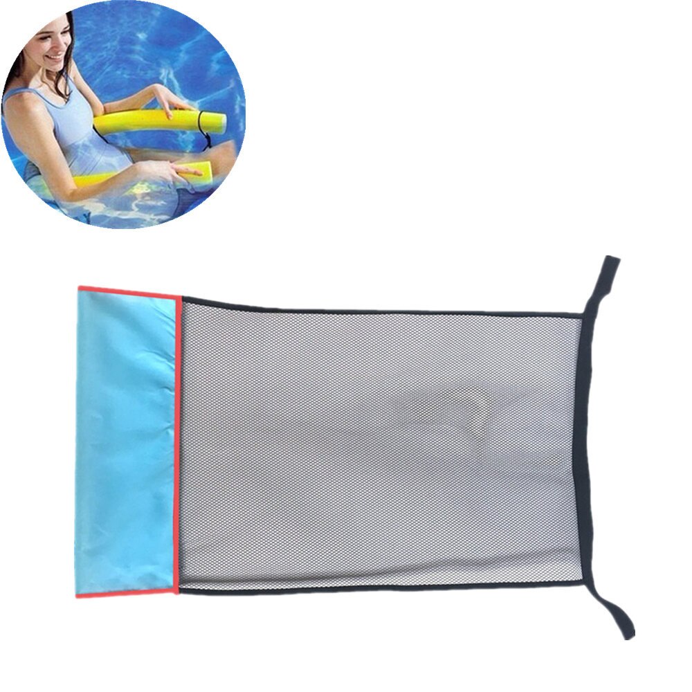 1Pc Zwembad Noodle Stoel Netto Zwemmen Bed Seat Drijvende Stoel Diy Accessoires Water Hangmat Fauteuil Opblaasbare Drijvende Matras