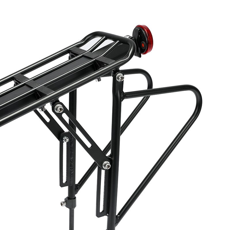 Fietsendrager mtb aluminium frame fiets bagagedrager reflector zadelpenbevestiging fietstas bagagedrager plank beugel snelspanner