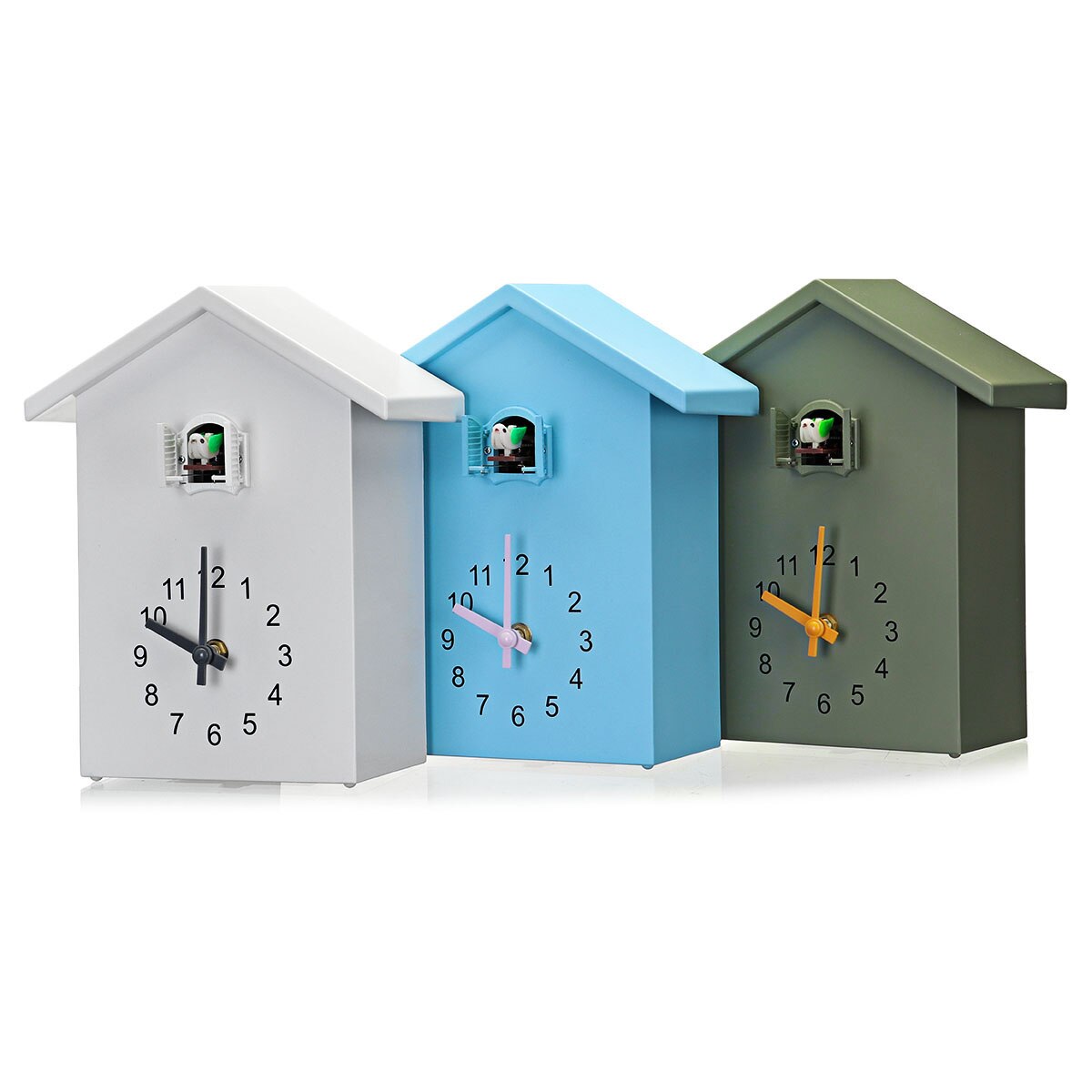 Moderne oiseau coucou Quartz horloge murale maison salon Horologe horloges minuterie bureau suspendus montre décoration de la maison