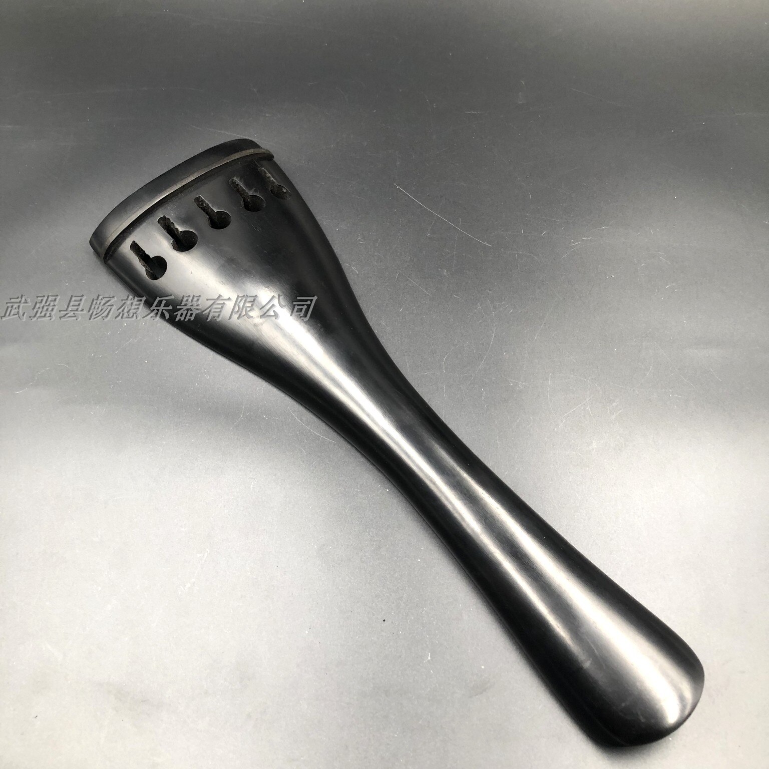 Ebony blank double bass 5strings tailpieces 3/4 with tail gut