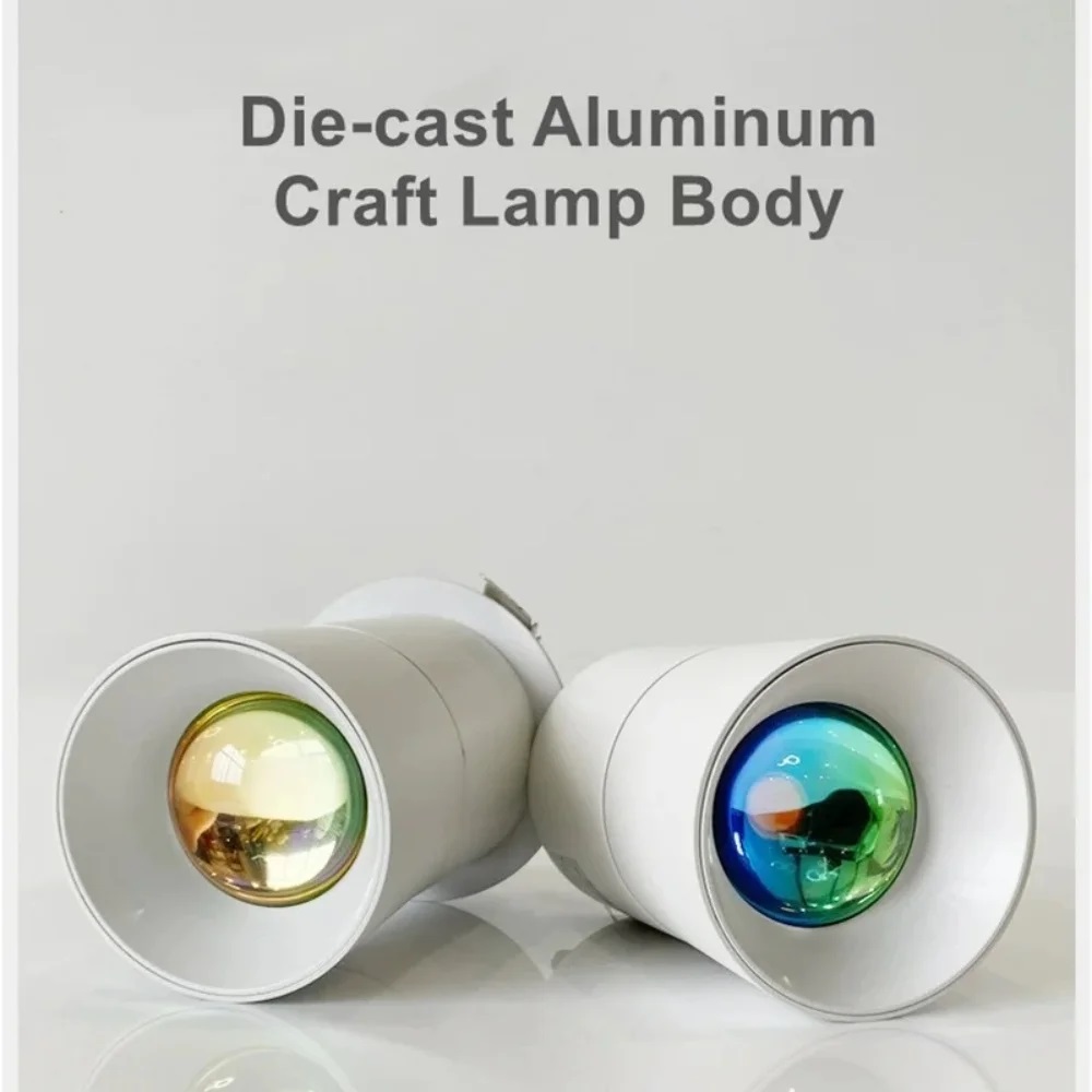 Regenboog LED-spot Kleine Mini Zonsondergang Projectielamp Sfeer Nachtverlichting Kamer Muur Podium Bar DJ Evenementen Decor Armaturen