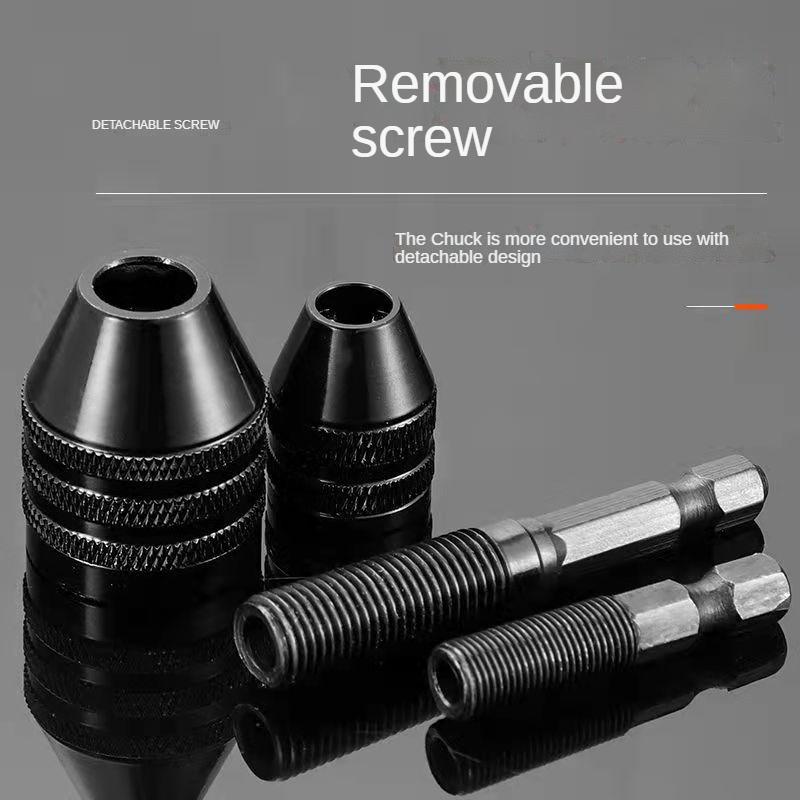 -Selling Fast Three-Claw Chuck Hexagonal Handle Electric Drill Conversion Joint Twist Drill Chuck Electric Grinder Drill Chuc