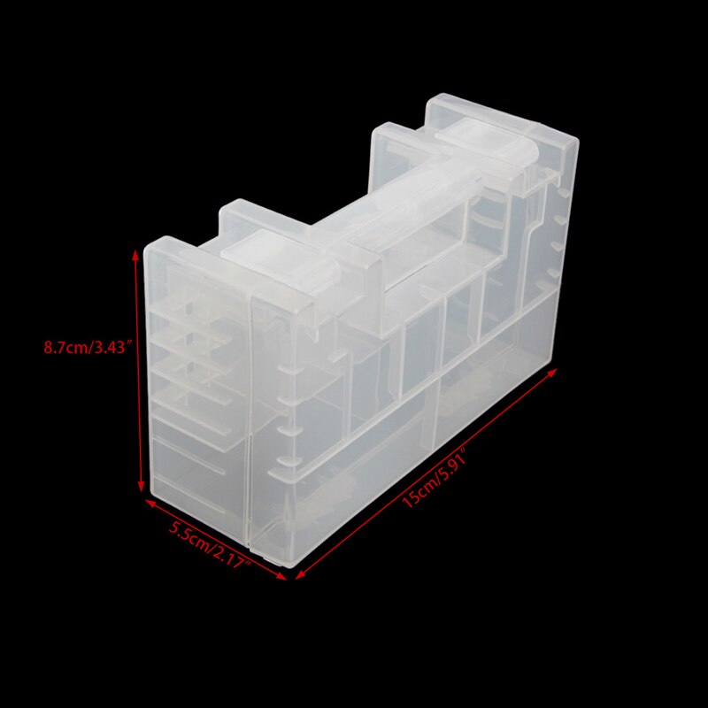 Plastic Case/Organizer/Houder/Container Batterij Opbergdoos voor AAA 9V Batterij