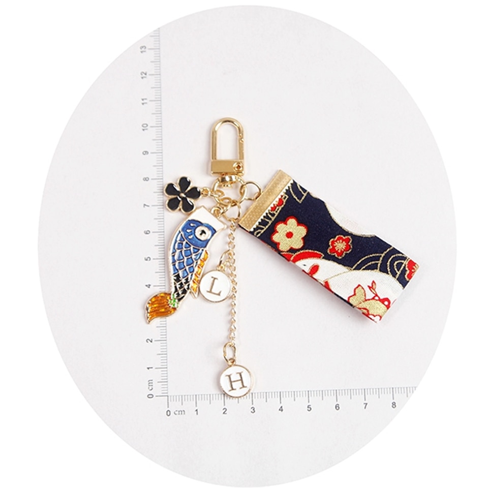 Beautiful Japanese Style Smart phone Strap Lanyards for iPhone Samsung Cherry Fish Key Decor Mobile Phone Strap Rope Phone Charm