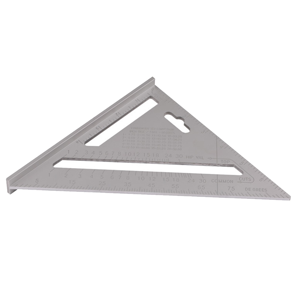 Triangular Angle Protractors Aluminum Alloy Square Speed Measuring Ruler for Framing Building GQ999