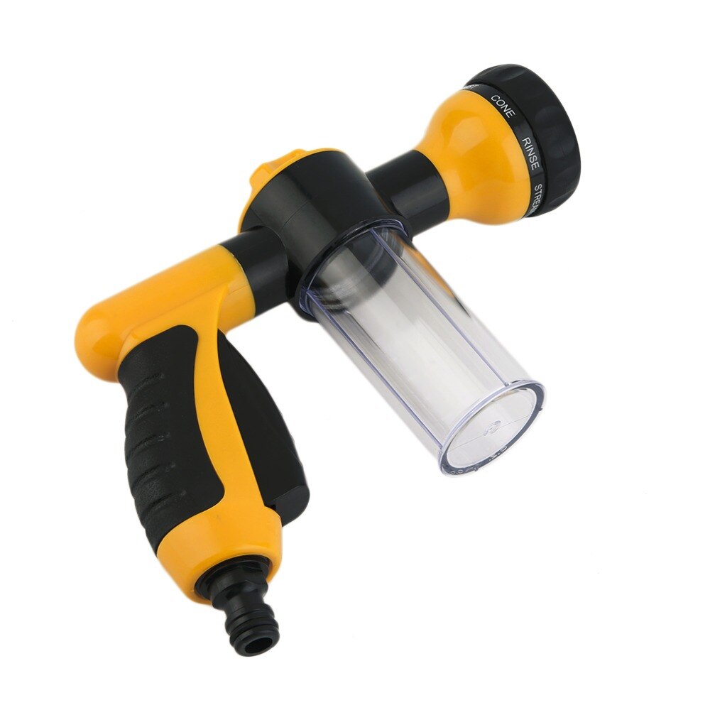 Portable Styling High Pressure Auto Car Foam Water Sprayer Car Wash Foam Sprayer Black and Yellow