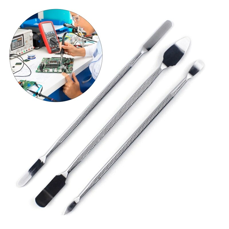 Universal Mobile Phone Repair Opening Tool Mini Metal Spudger Crowbar Kit