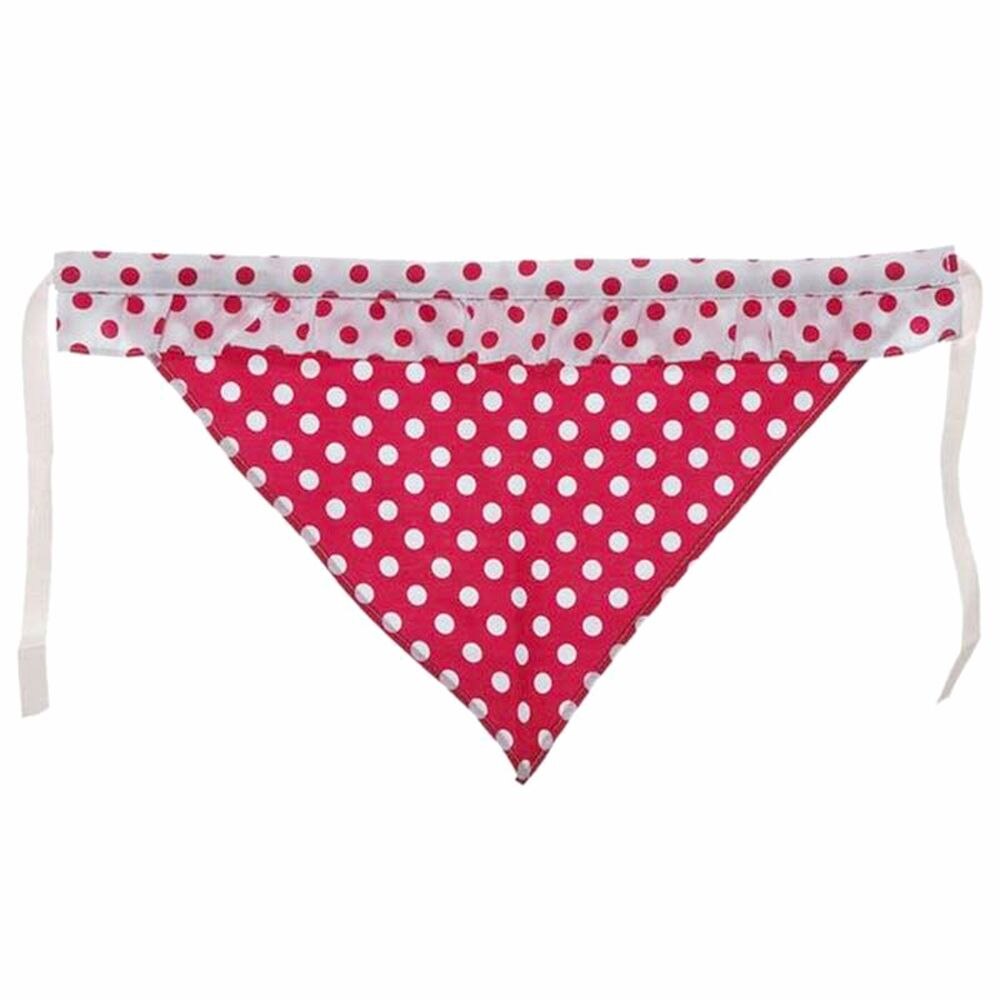 Tablier de cuisine Kawaii pour enfants, 2 couches de tissu à volants, motifs à pois, accessoires de cuisine