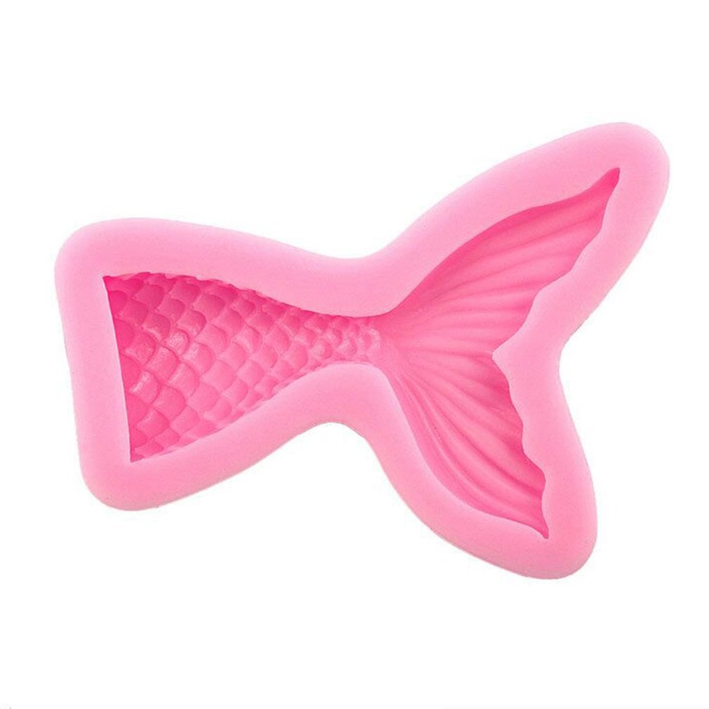 DIY Mermaid Tail Silicone Mold Fondant Cake Mold Cupcake Decorating Tools Kitchen Baking Gum Paste Chocolate Candy Molds