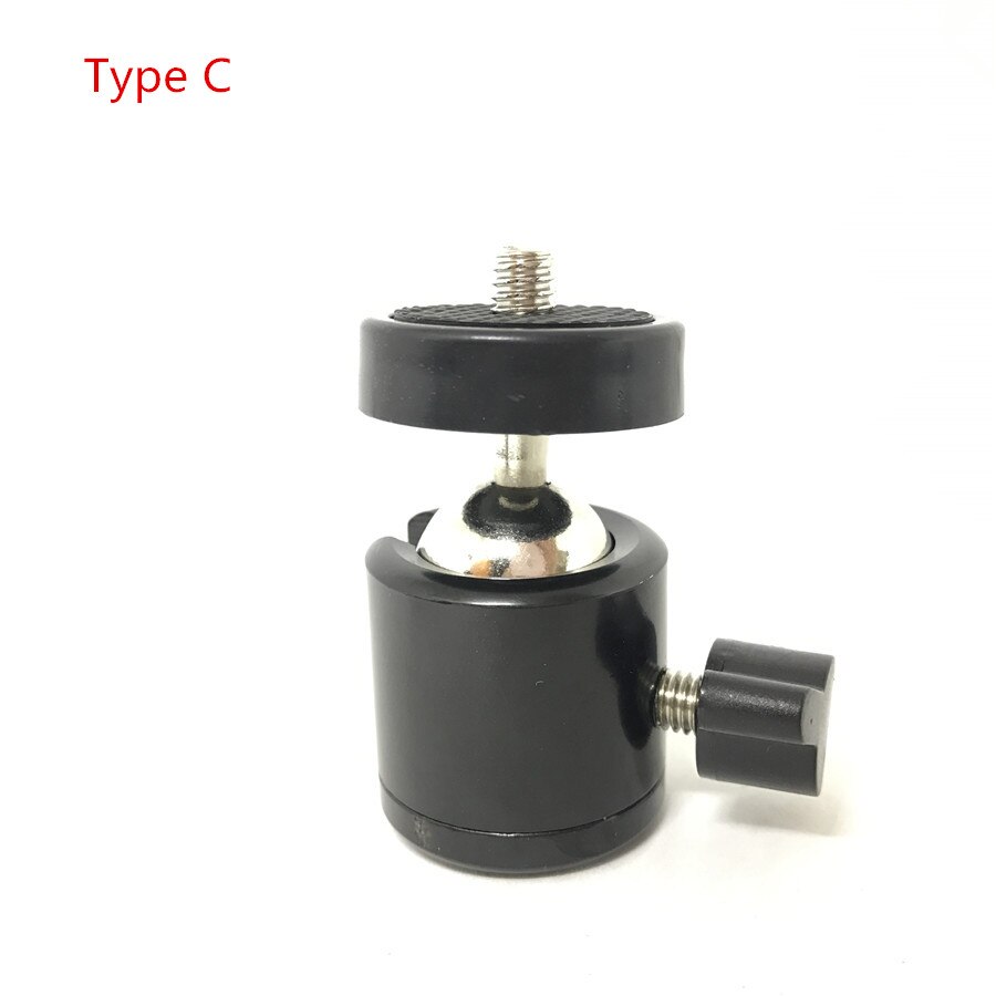 Jadkinsta Camera Tripod Ball Head 360 Degree Mini Ballhead for Camera LED Light Monitor Photo Studio Accessories Ball Mount: C