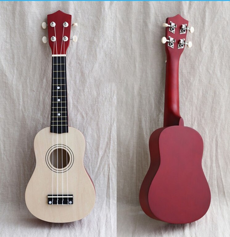 21" Ukulele Basswood Acoustic Nylon 4 Strings Ukulele Bass Guitar Musical Instrument for beginners players