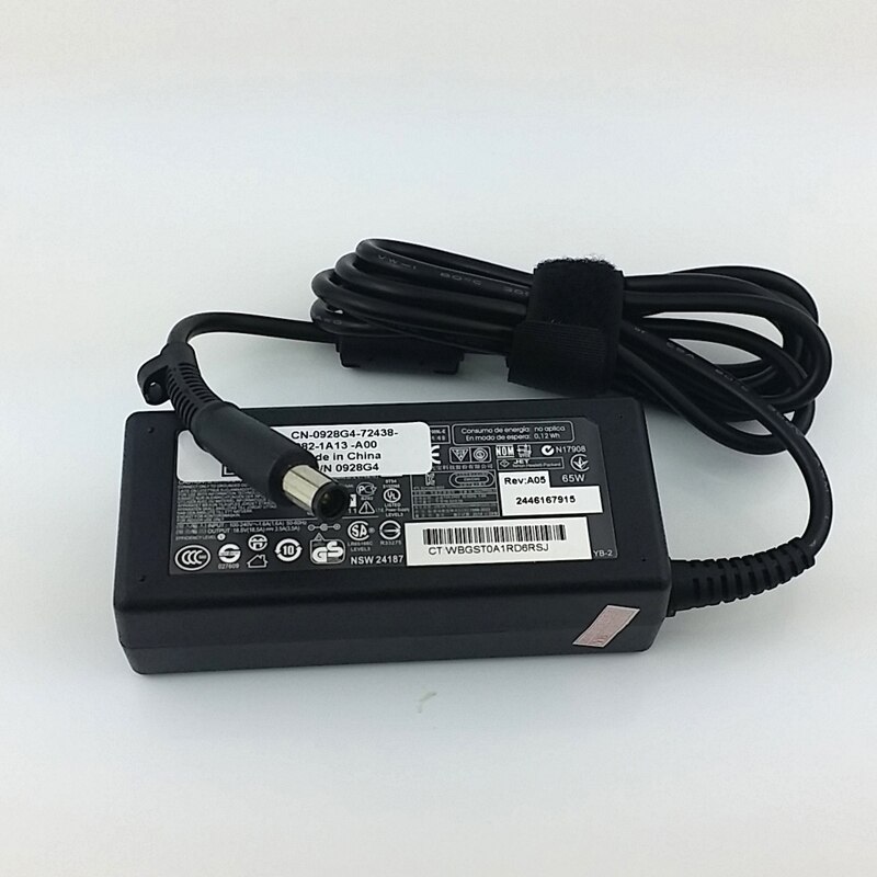 Chargeur d'adaptateur électrique 65W pour HP 693715-001 677770-001 519329-003 677774-002 463552-002 693711-001, Original
