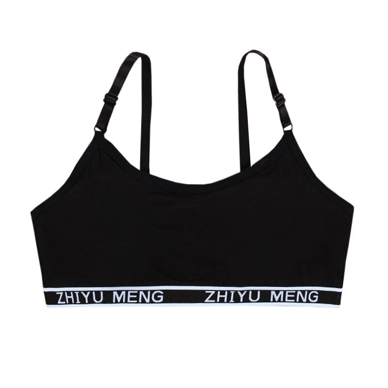 Filles Formation Soutiens-gorge Enfants 11 Doux Sous-Vêtements Filles Accessoires Respirant Enfants Soutiens-gorge pour Adolescente 8-16y Réglable Sling 13: Black