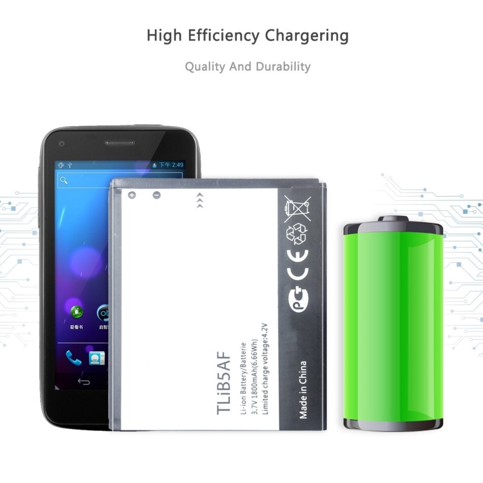 Bateria Tlib5Af Original Alcatel One Touch Pop C5 5036 5036D 5035 5035D